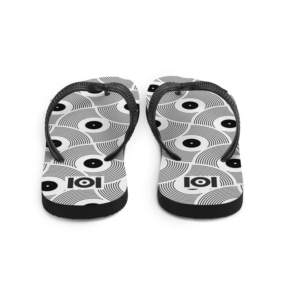 101 Vinyl Pattern 01 Flip-Flops