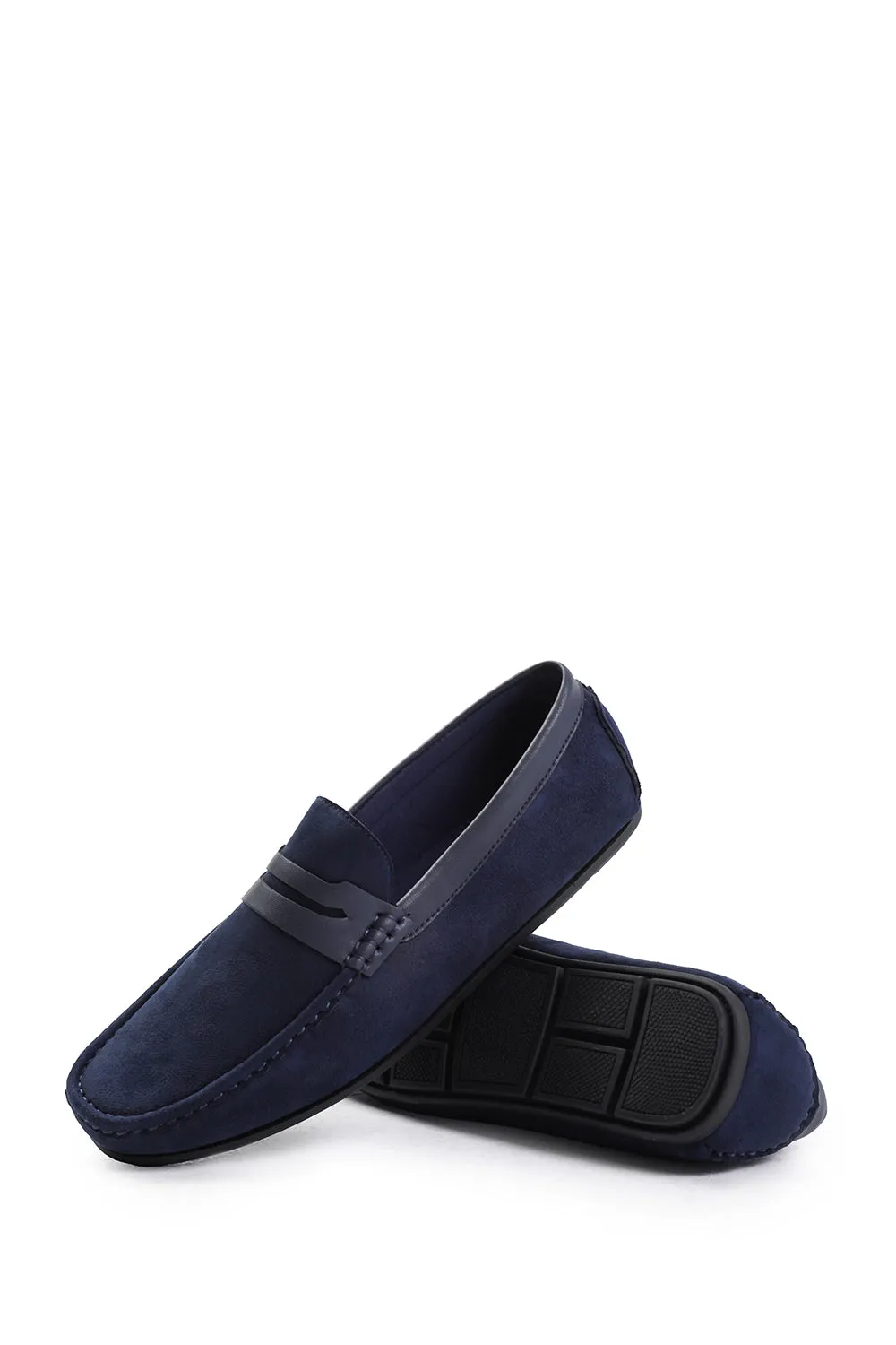 ALFIE DRIVING SHOES IN NAVY