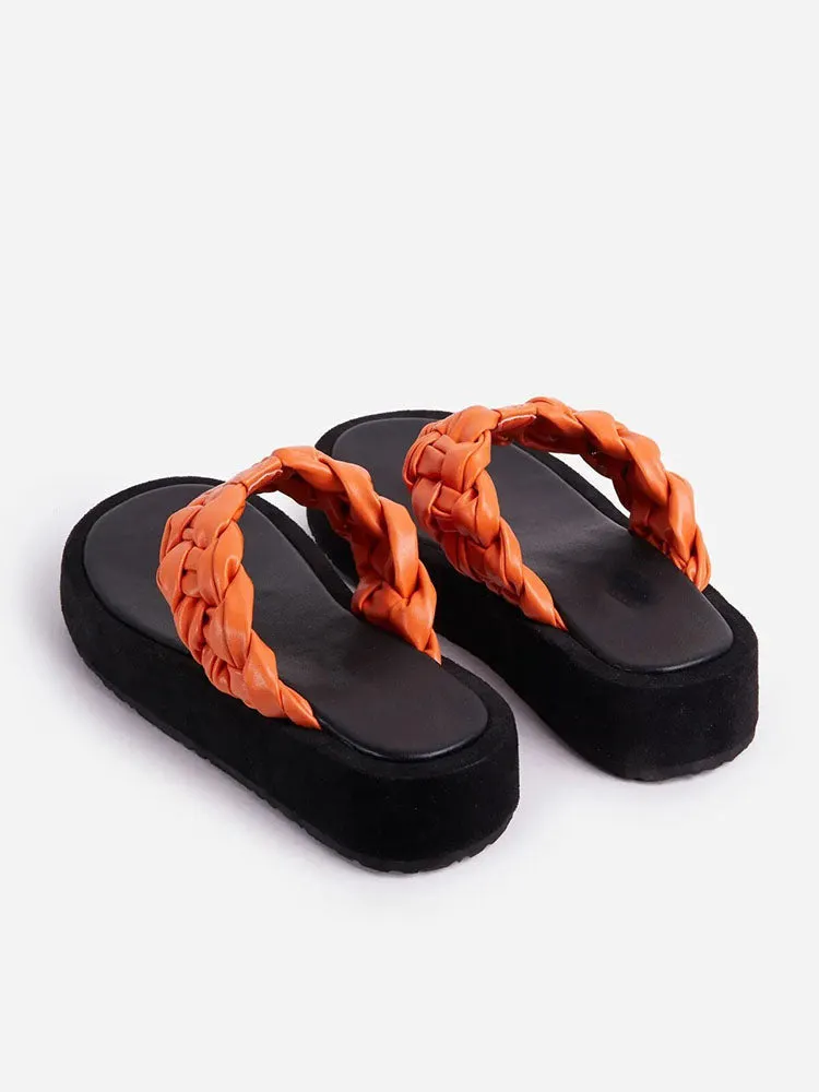 Amozae-Casual Braided Flip-Flops Sandals