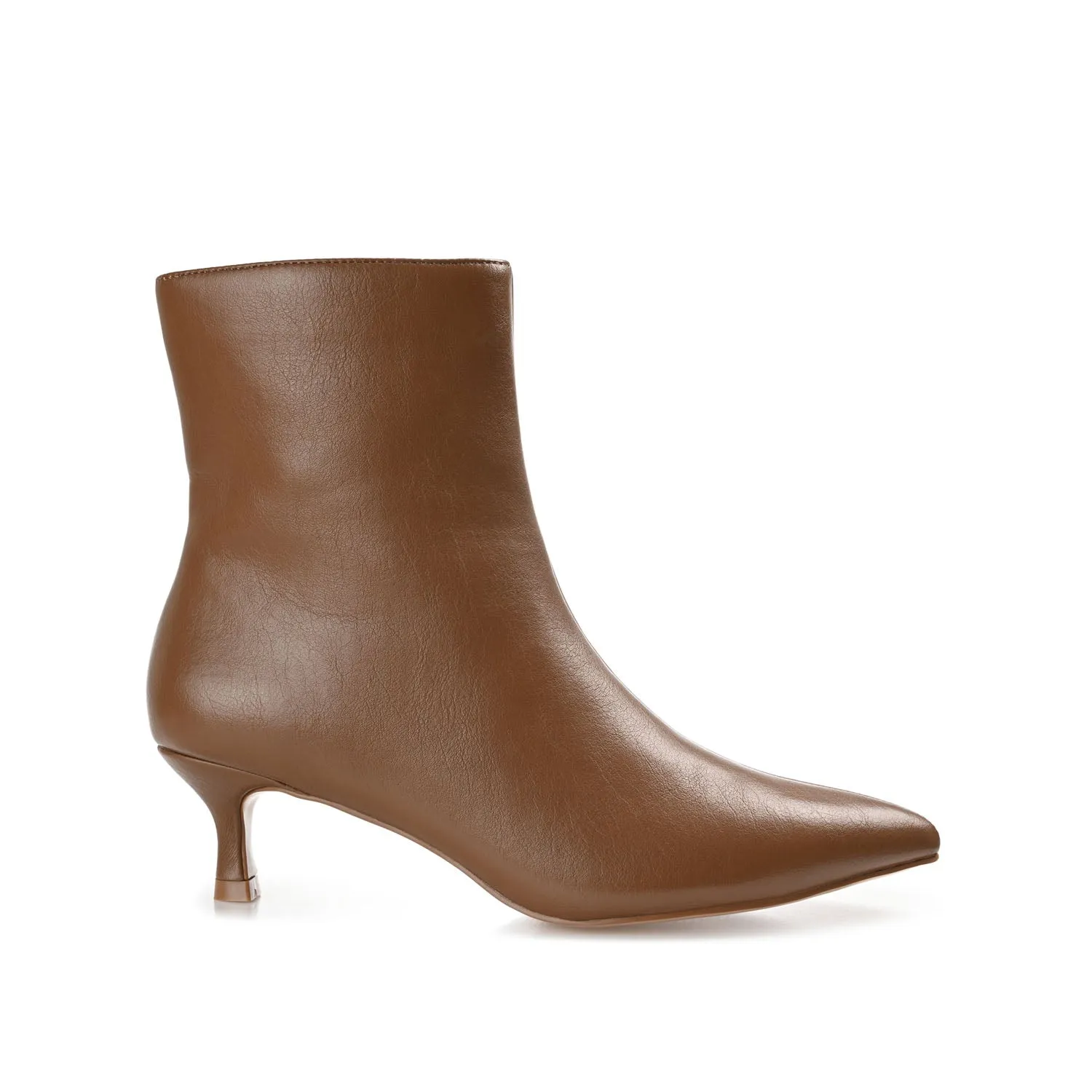 ARELY POINTED TOE BOOTIES IN FAUX LEATHER