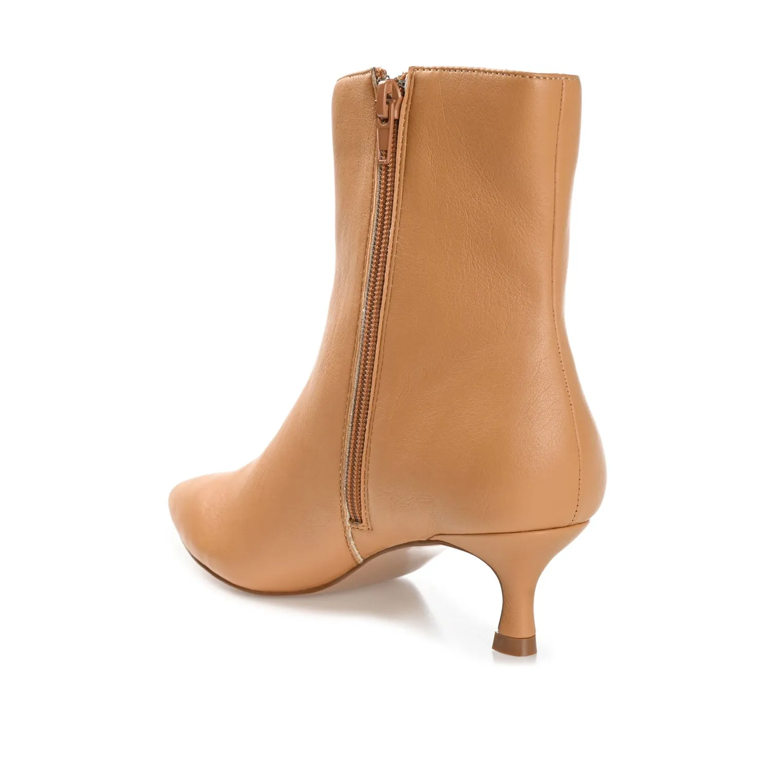 ARELY POINTED TOE BOOTIES IN FAUX LEATHER