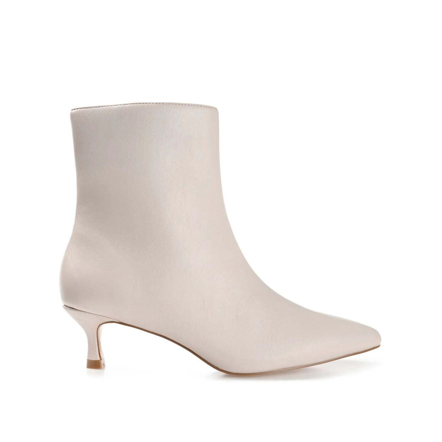 ARELY POINTED TOE BOOTIES IN FAUX LEATHER