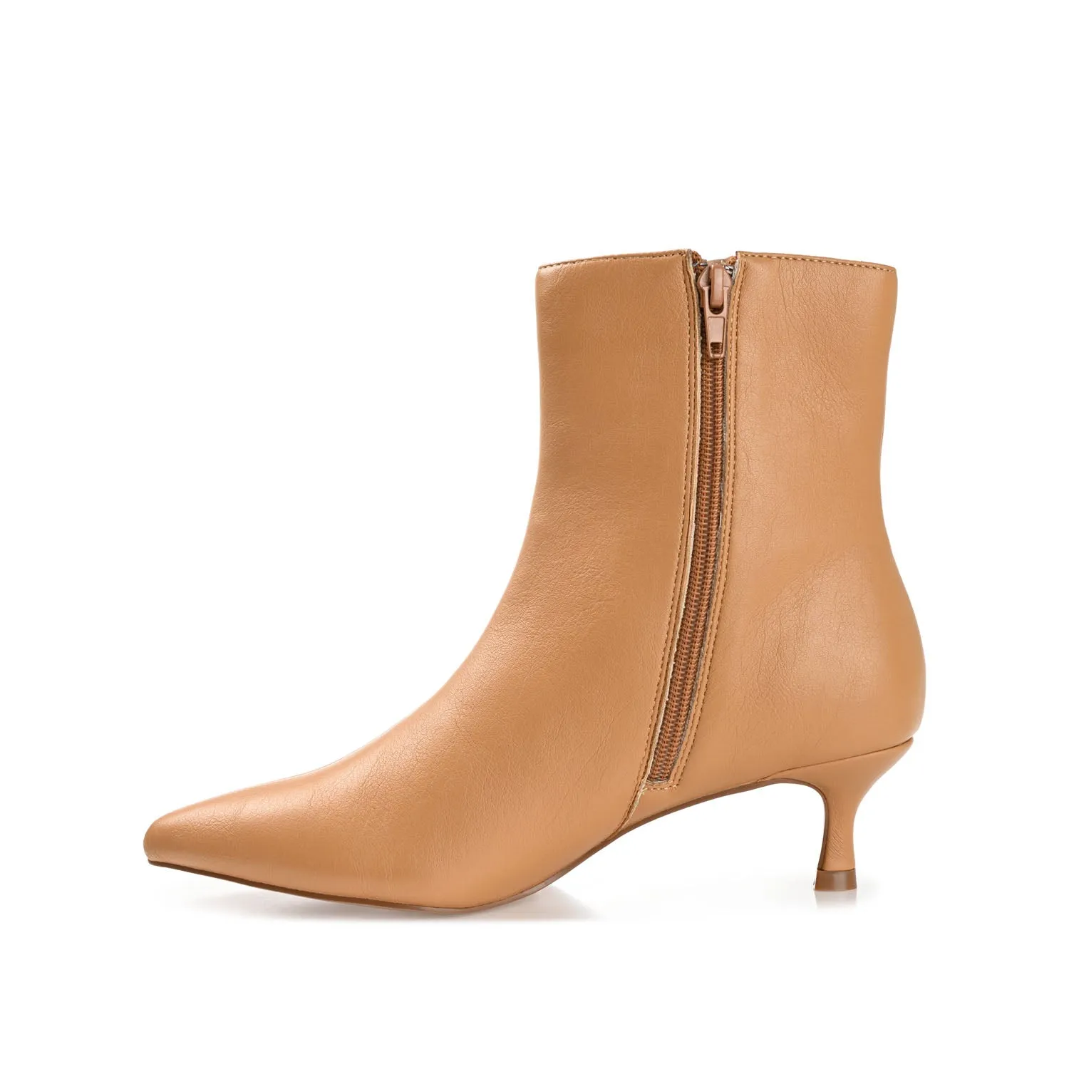 ARELY POINTED TOE BOOTIES IN FAUX LEATHER