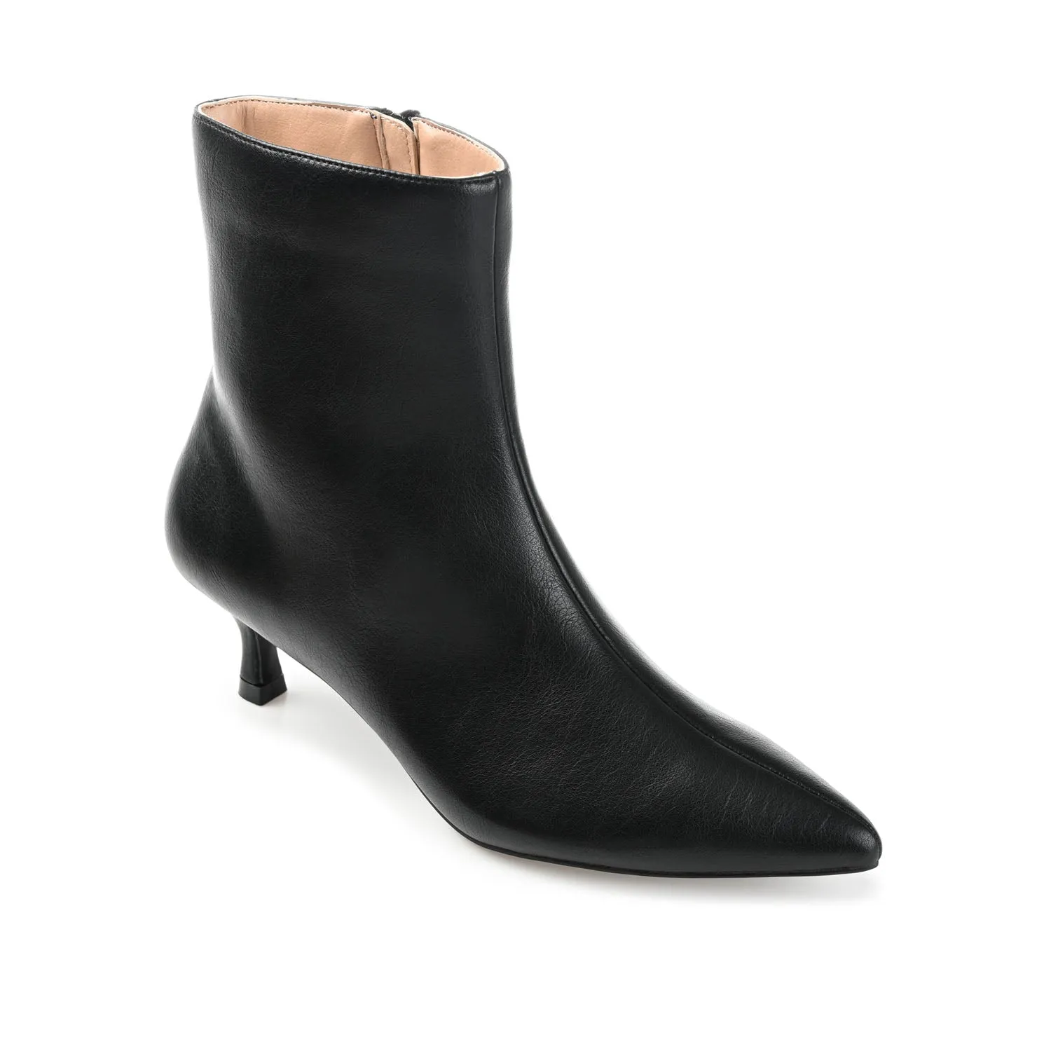 ARELY POINTED TOE BOOTIES IN FAUX LEATHER