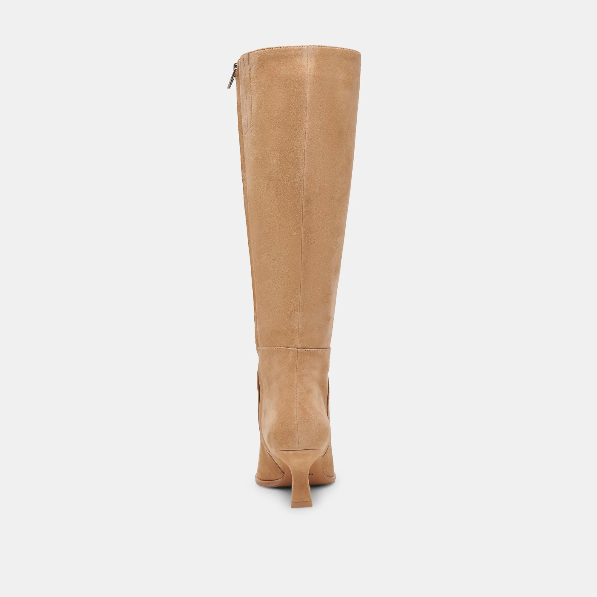 AUGGIE WIDE CALF BOOTS CAMEL SUEDE