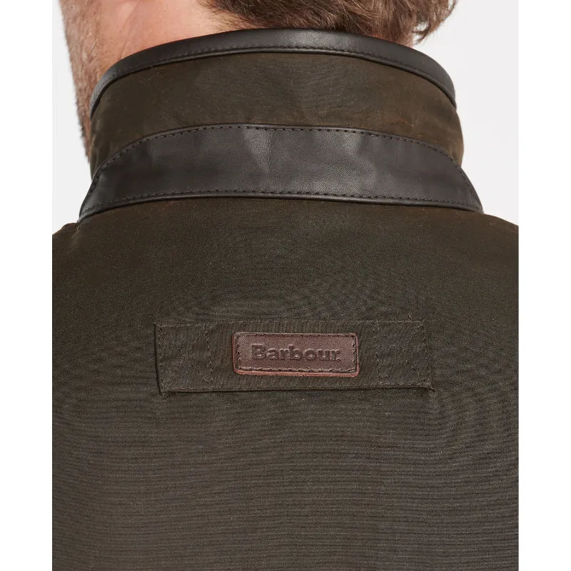 Barbour Hereford Mens Wax Jacket - Olive