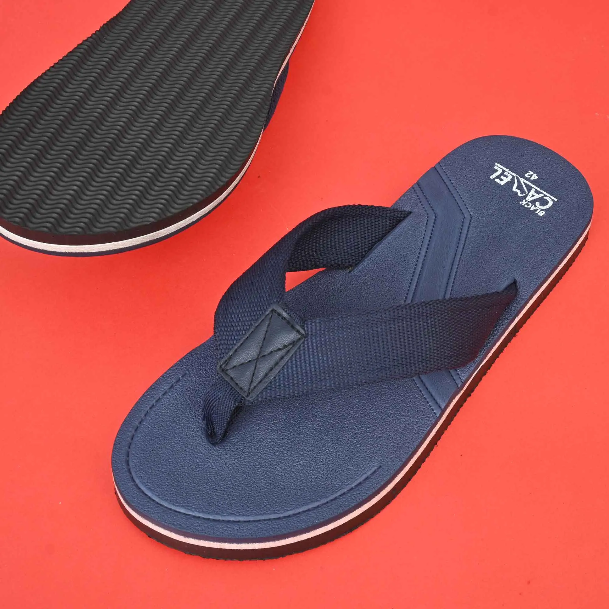 Black Camel Men's Ultra-Light Soft Flip Flops Slippers