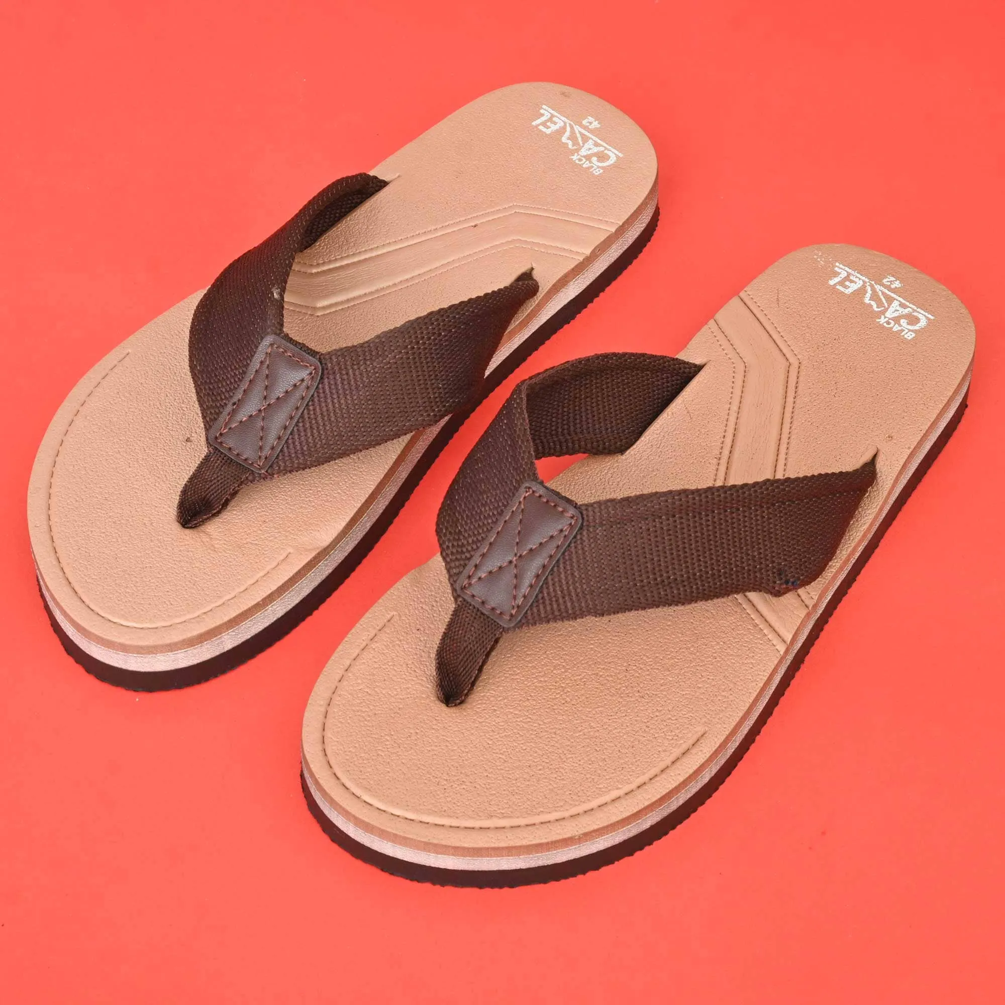 Black Camel Men's Ultra-Light Soft Flip Flops Slippers