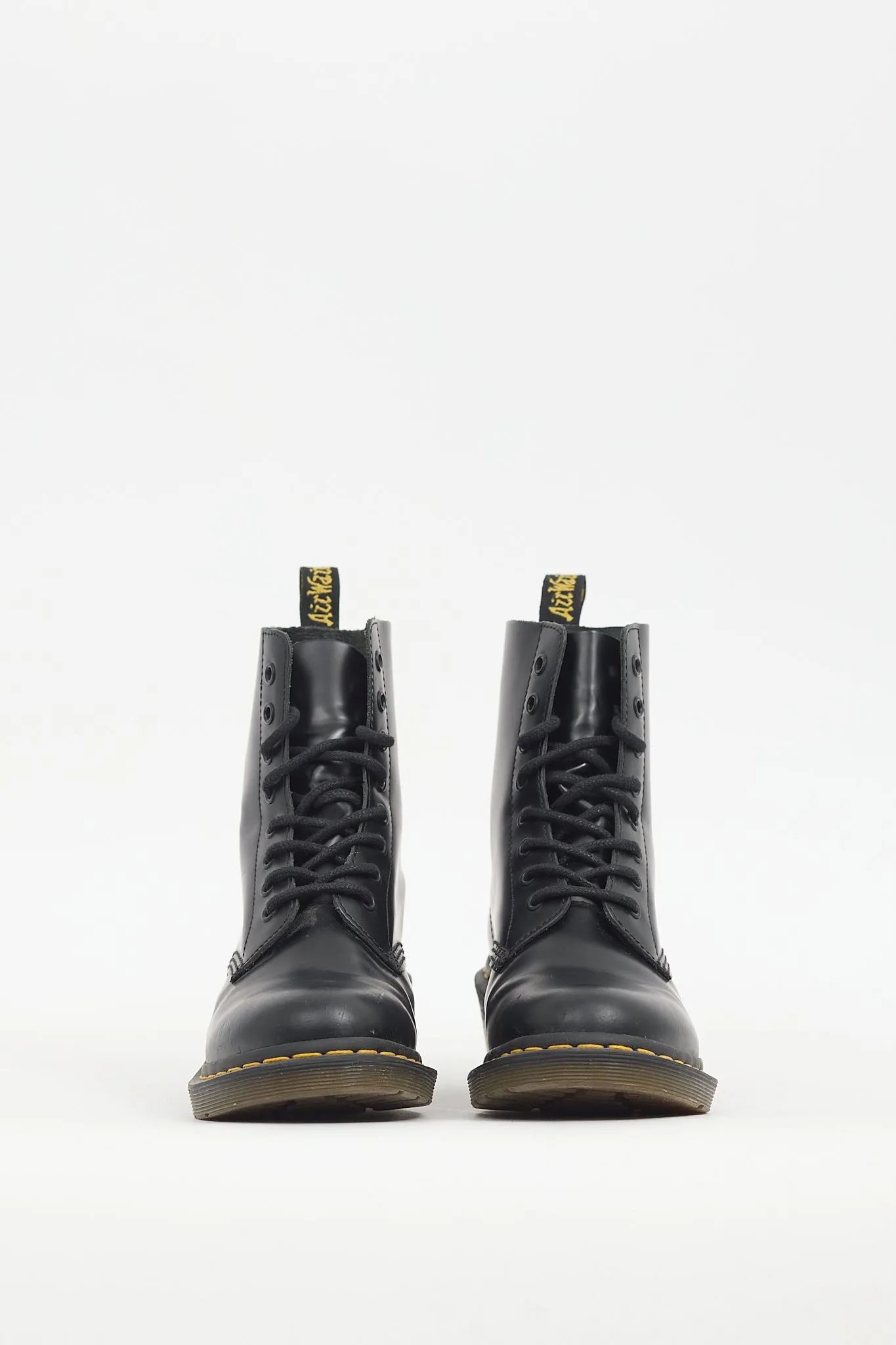 Black Leather Clemency Heeled Boot