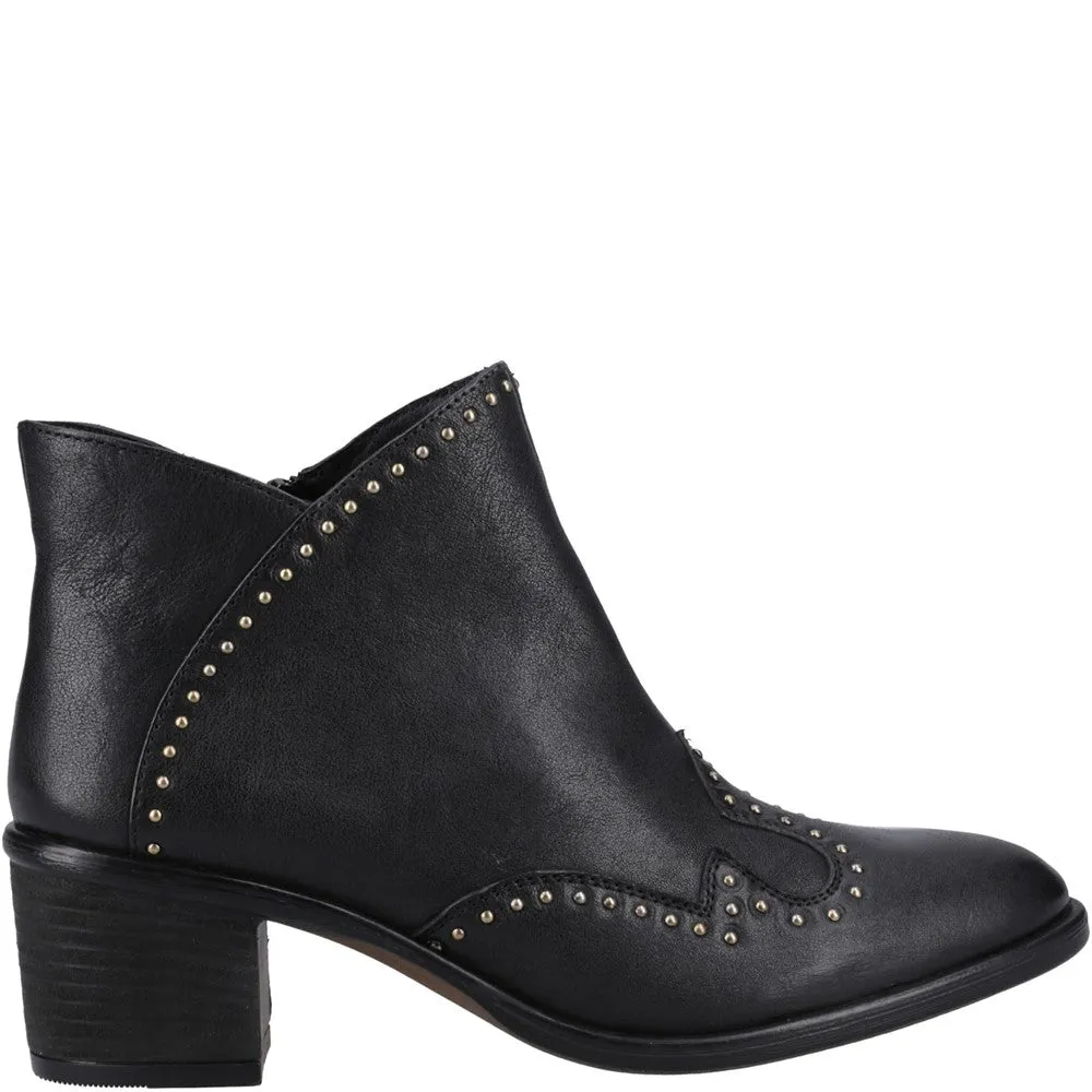 Black Waverly Ankle Boots