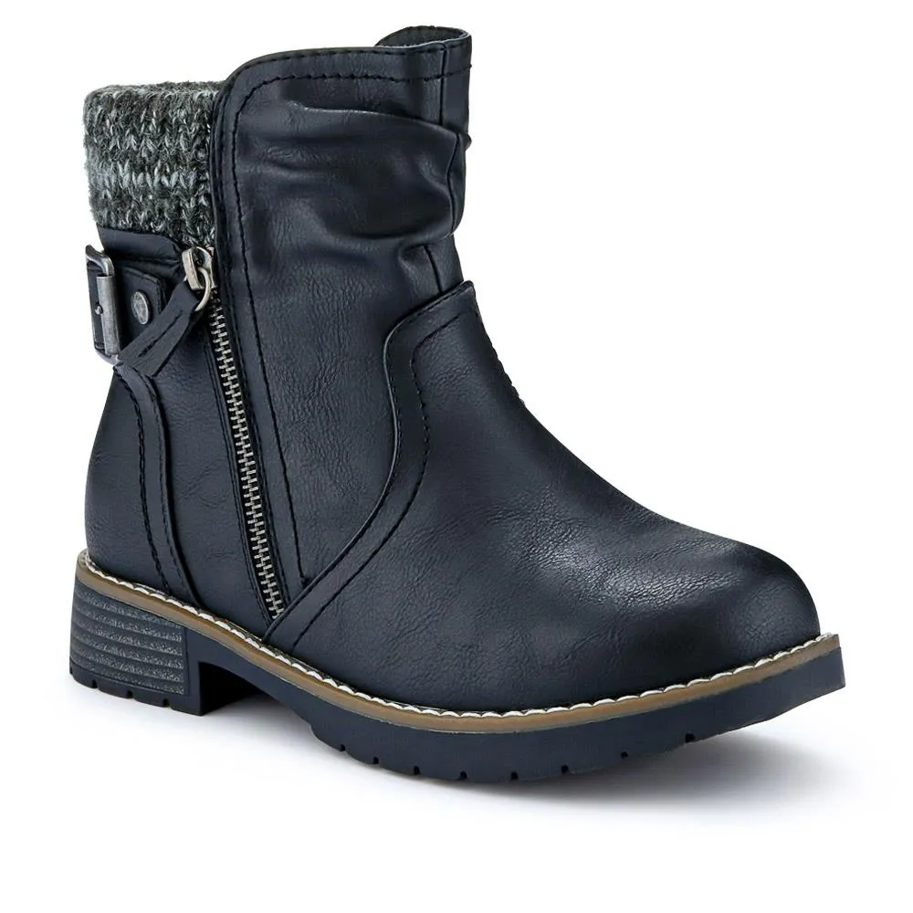 Block-Heeled Casual Ankle Boots - BELLINI / 326 750