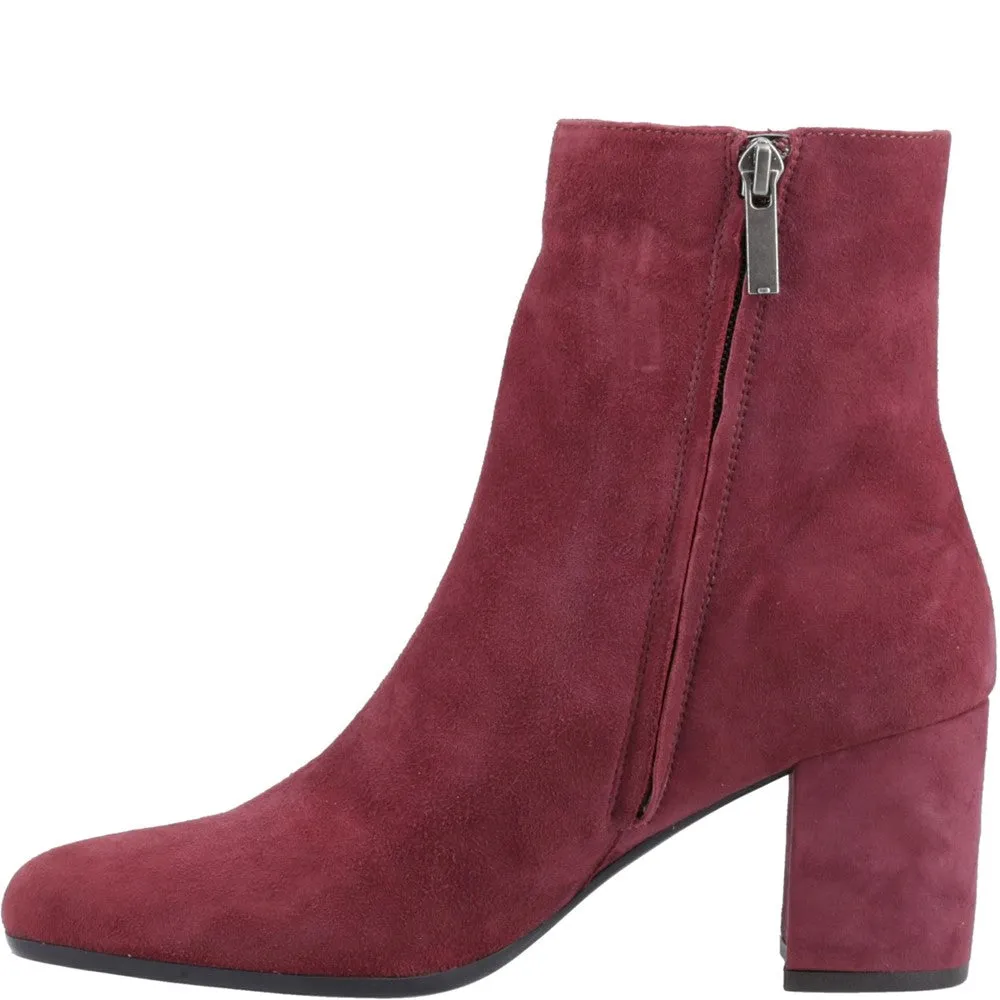 Bordeaux Octavia Ankle Boots