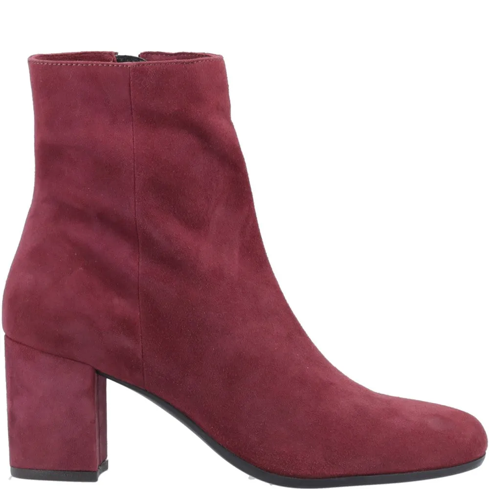 Bordeaux Octavia Ankle Boots