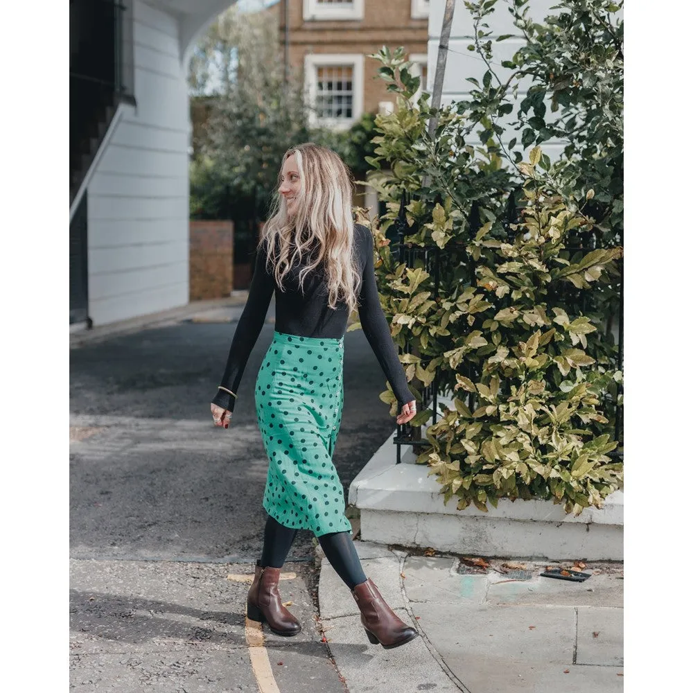 Brown Helena Heeled Boots