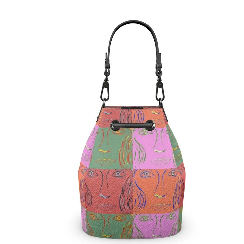 Bucket Bag - "Woman Goes Pop!"