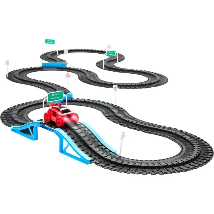 Build & Race Roadway 287-Piece Flex Track Set