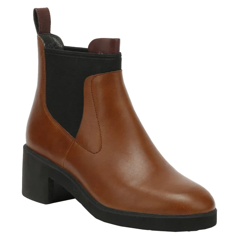 Camper Wonder Smooth Leather Women's Block Heeled Ankle Boots