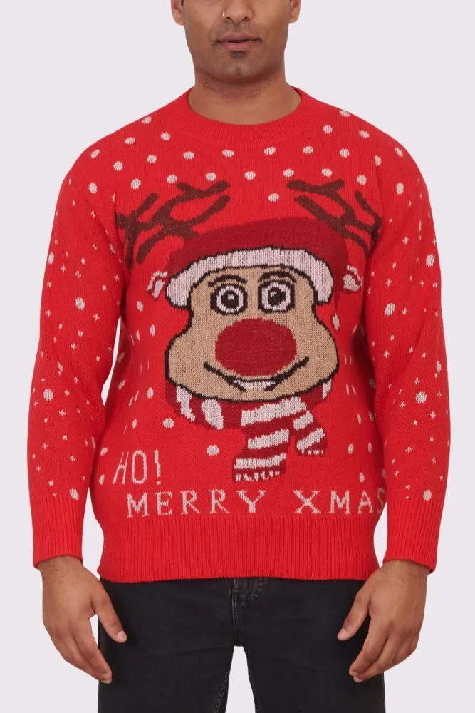 Christmas Rudolf Reindeer Jumper