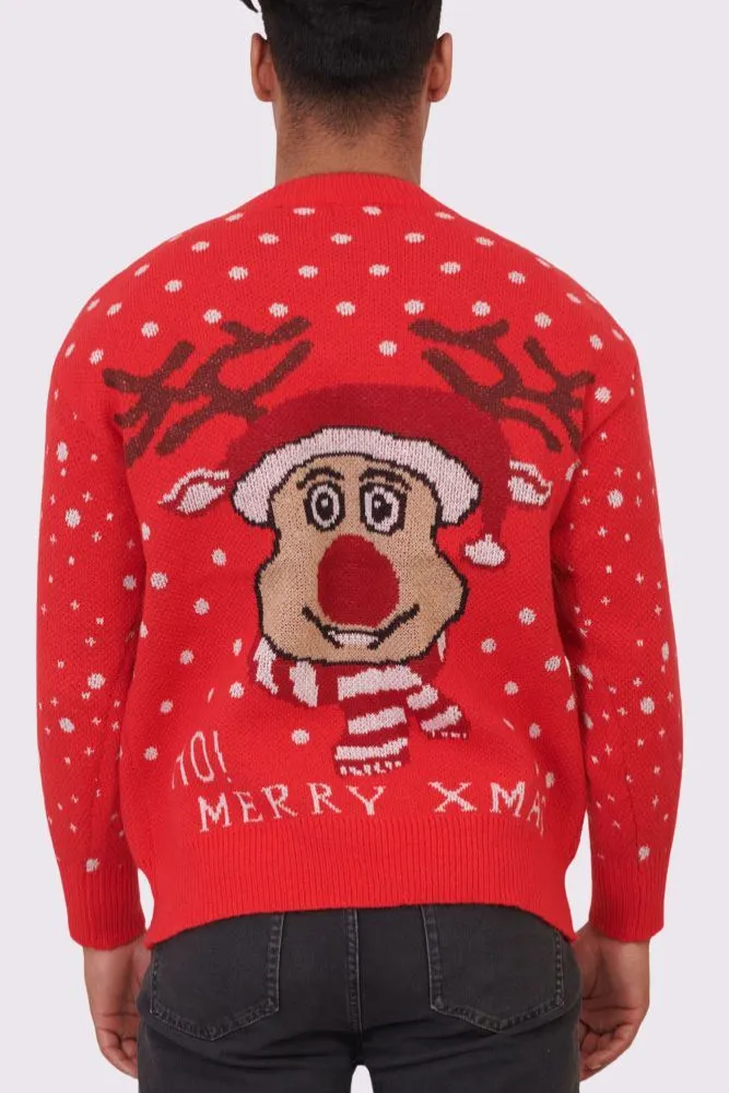 Christmas Rudolf Reindeer Jumper