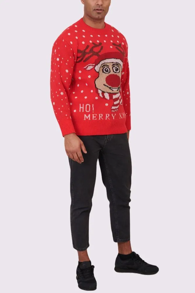 Christmas Rudolf Reindeer Jumper