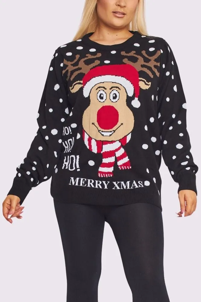 Christmas Rudolf Reindeer Jumper