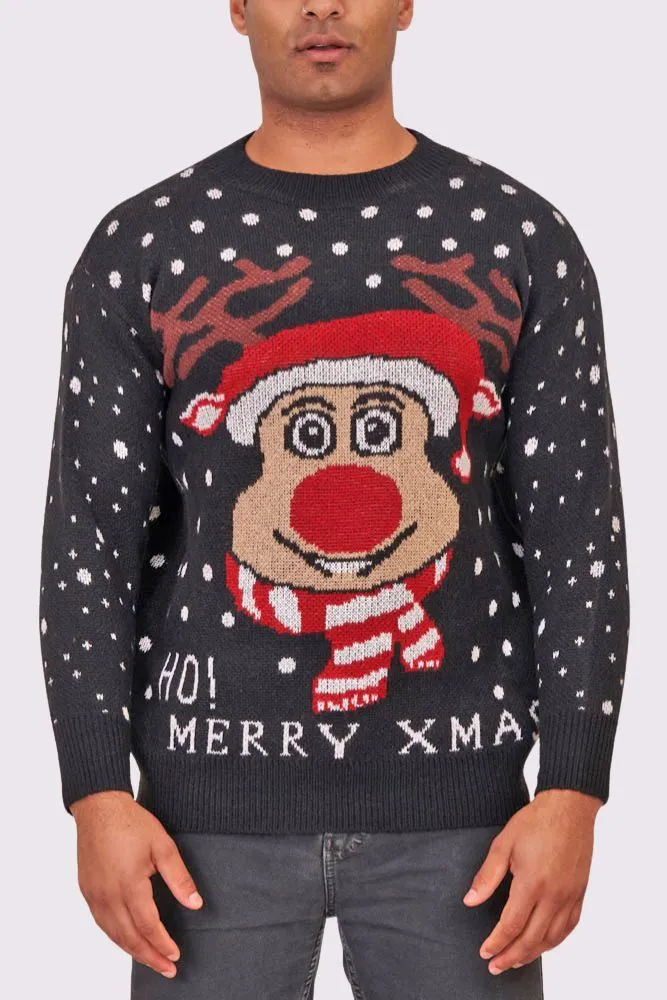 Christmas Rudolf Reindeer Jumper