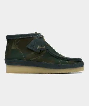 Clarks Wallabee Harajuku in Green Camo