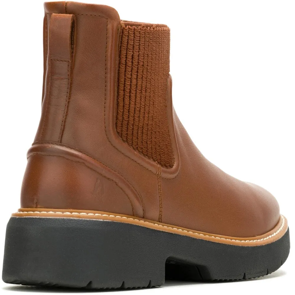 Cognac Sock Jodie Ankle Boots