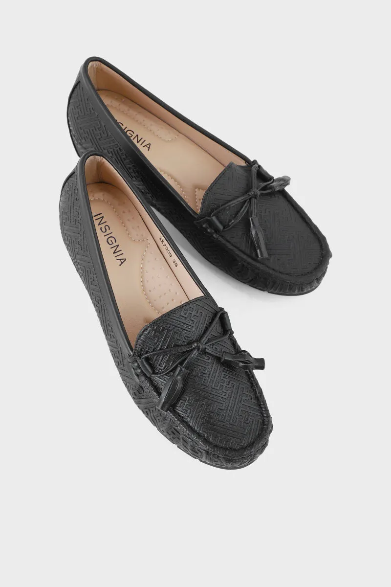 Comfort Moccassin IK7009-Black