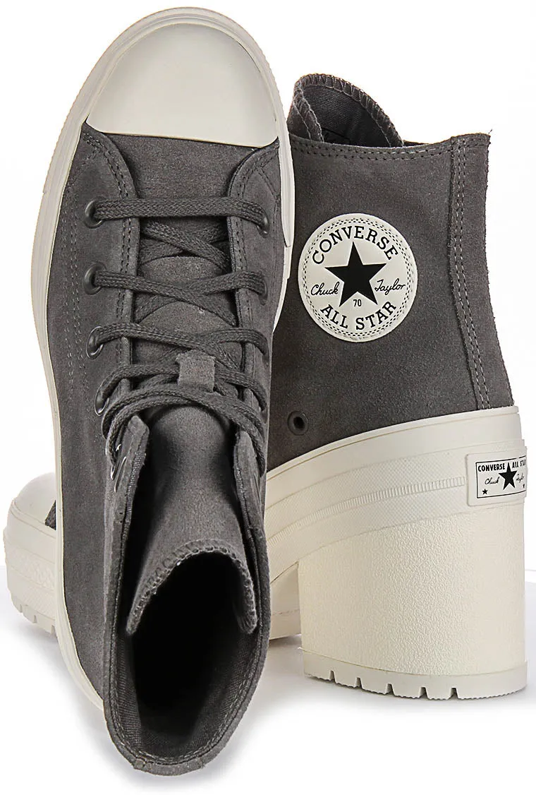 Converse Chuck 70 De Luxe A12327C In Grey White For Women