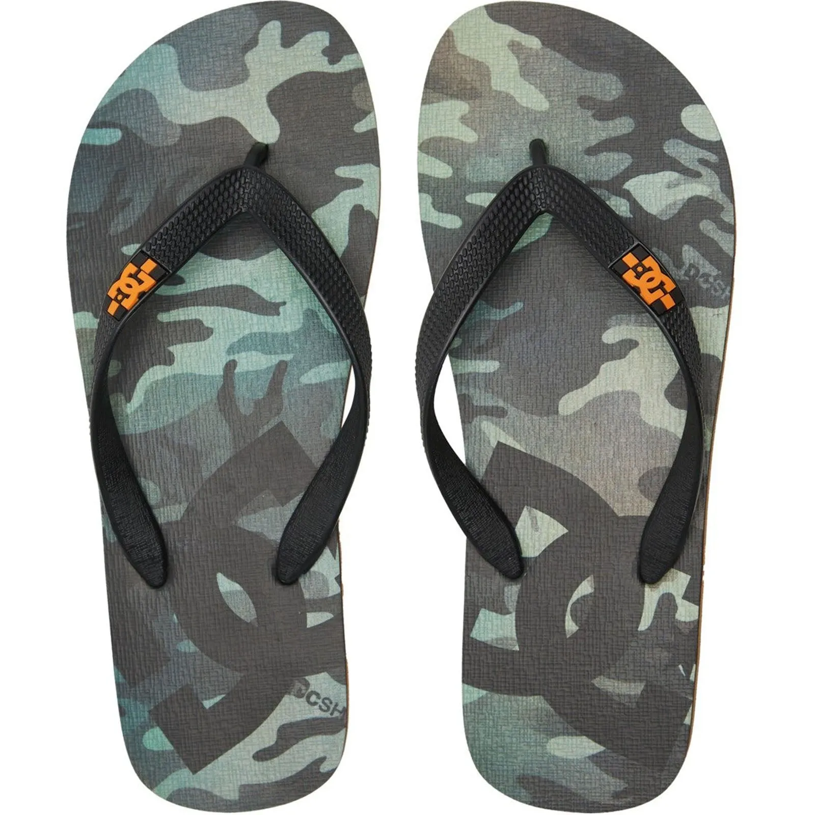 DC Shoes Mens Spray Flip Flops