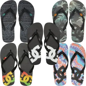 DC Shoes Mens Spray Flip Flops