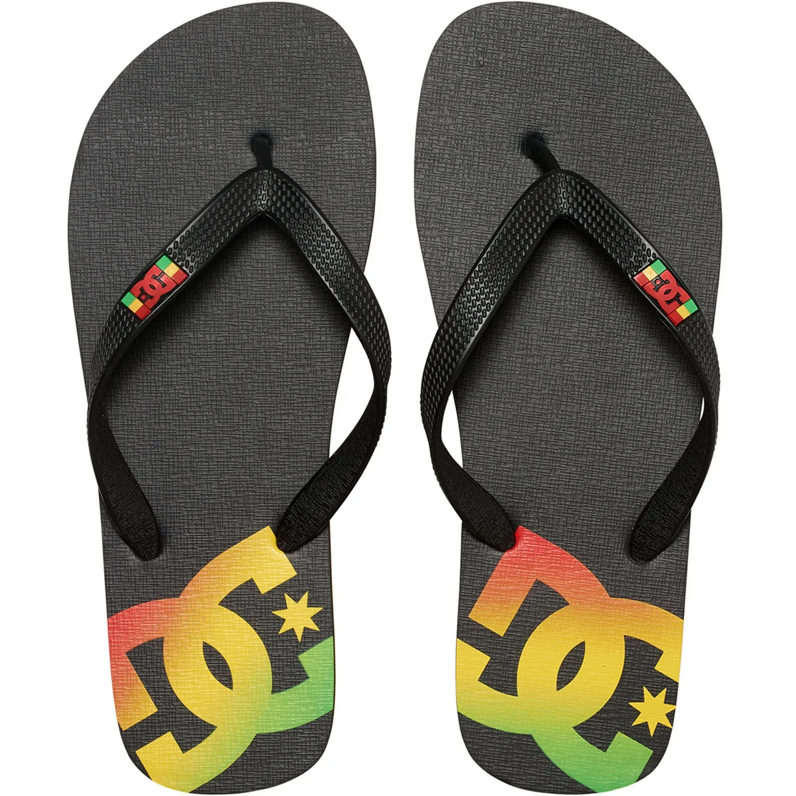 DC Shoes Mens Spray Flip Flops