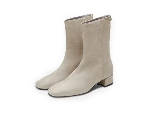 Debbie High Boots in Mink Taupe Nubuck