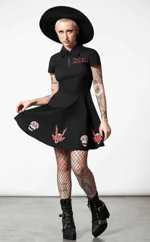 Devil's Contract Collar Dress