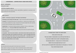 Driving Instructor Lesson Plans - Crossroads for ADI/PDI Training