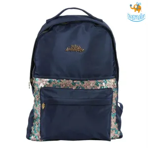 Duo Sequins Navy Backpack