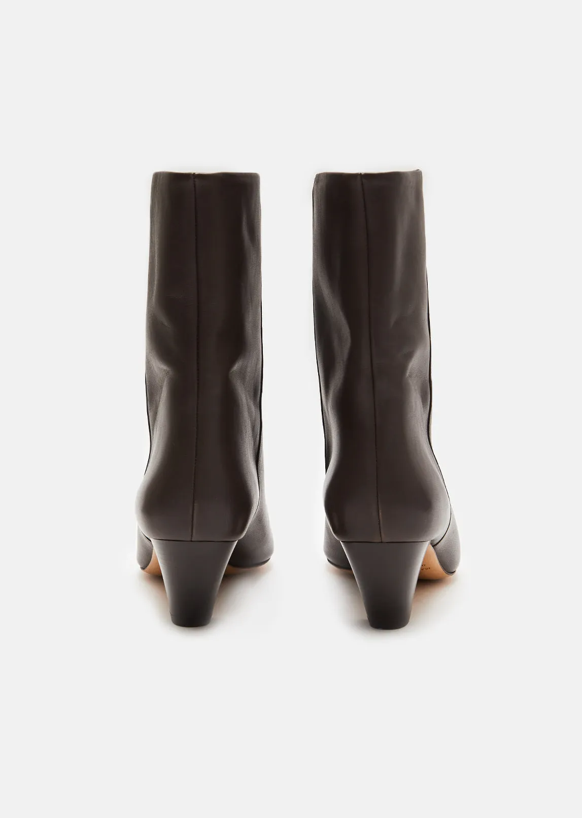 Dyna Pointed Toe Leather Boots