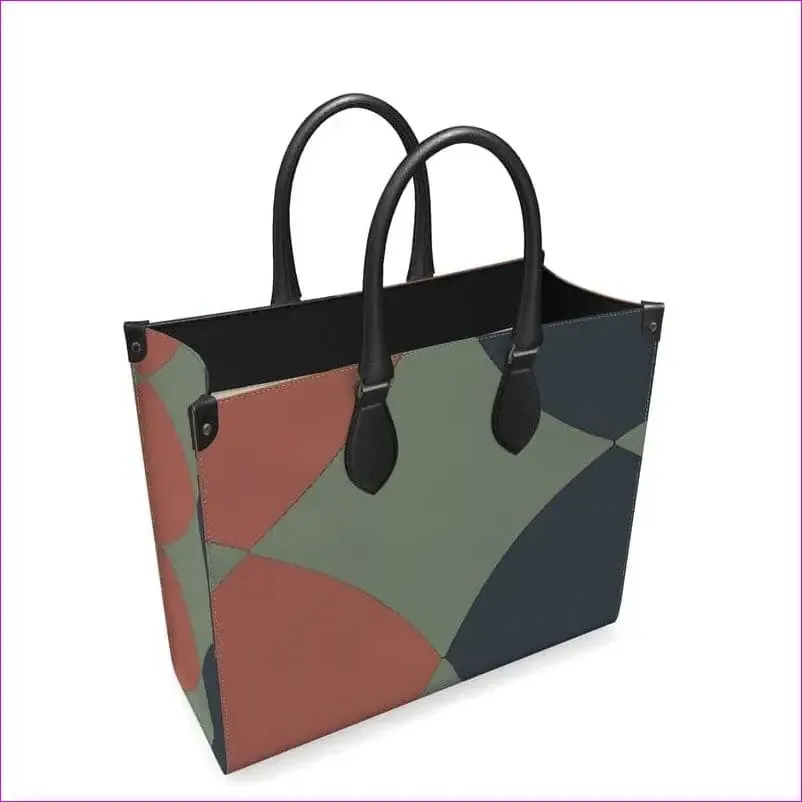 Eclectic Luxury Leather Shopper Bag