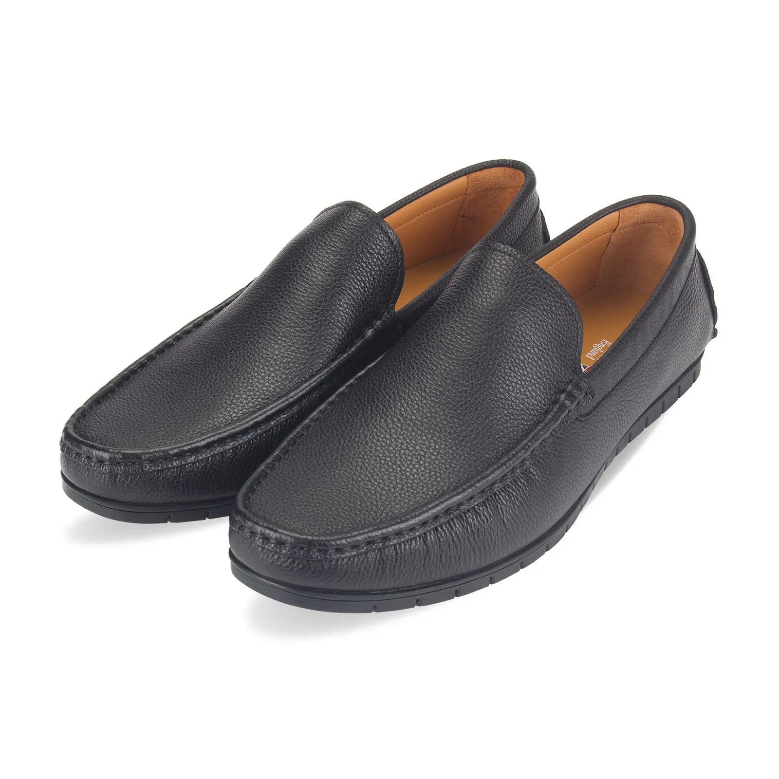 Elias dual-tone fusion leather moccasin