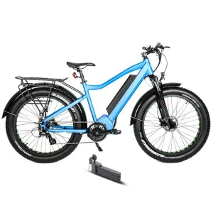 Eunorau 1000W Fat HD All Terrain Fat Tire Electric Mountain Bike