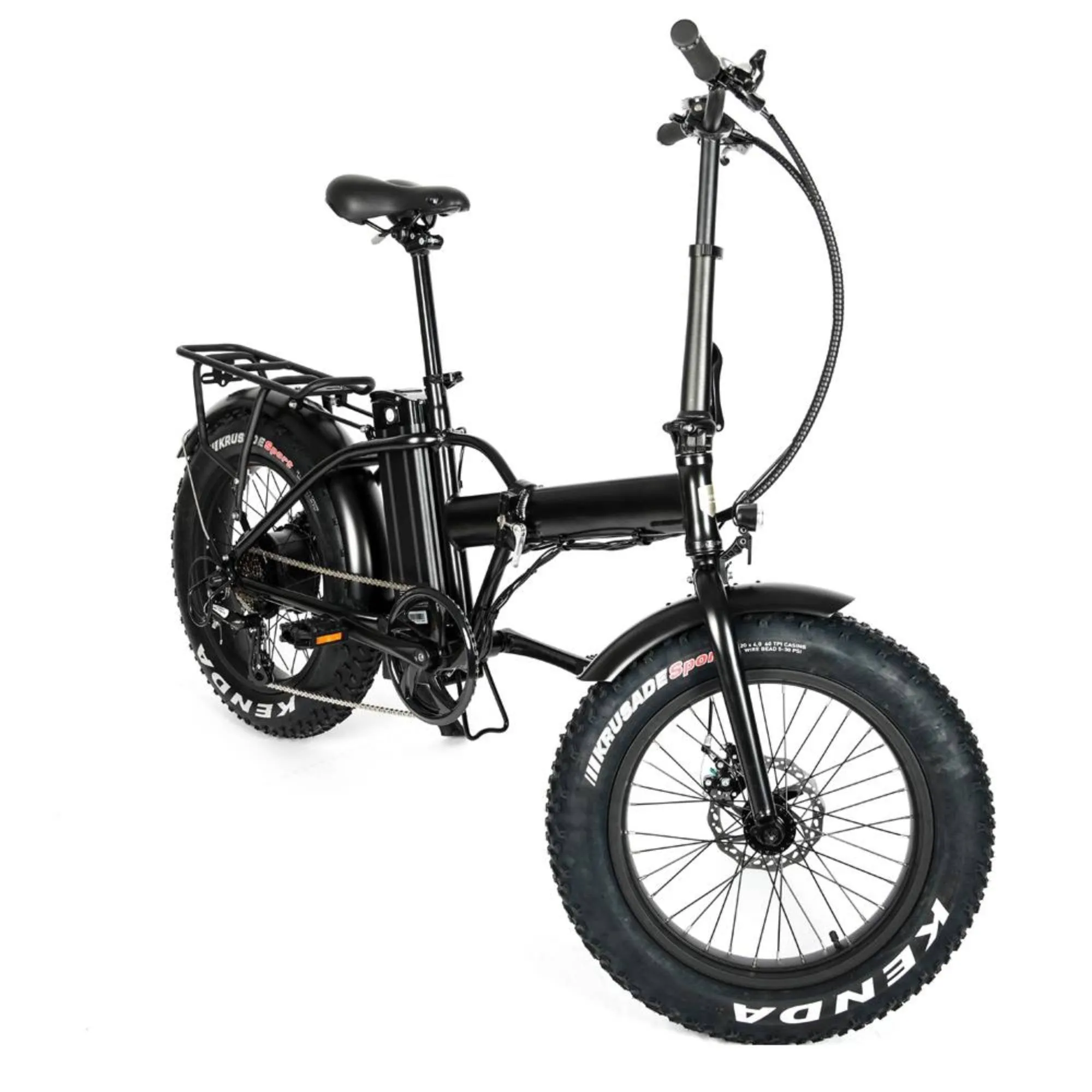 Eunorau 500W 20'' E-FAT-MN Foldable Step-Over Fat Tire Electric Bike