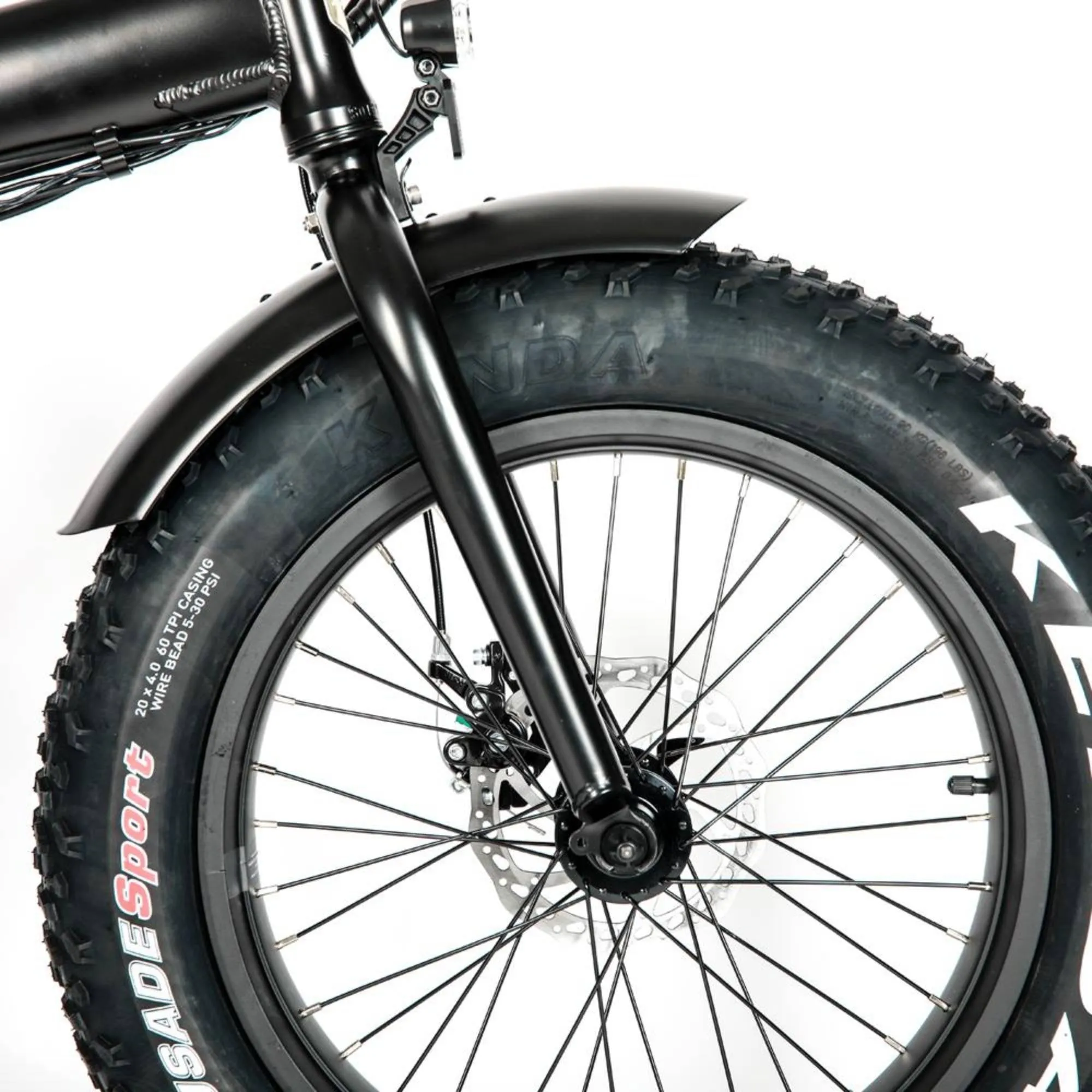 Eunorau 500W 20'' E-FAT-MN Foldable Step-Over Fat Tire Electric Bike