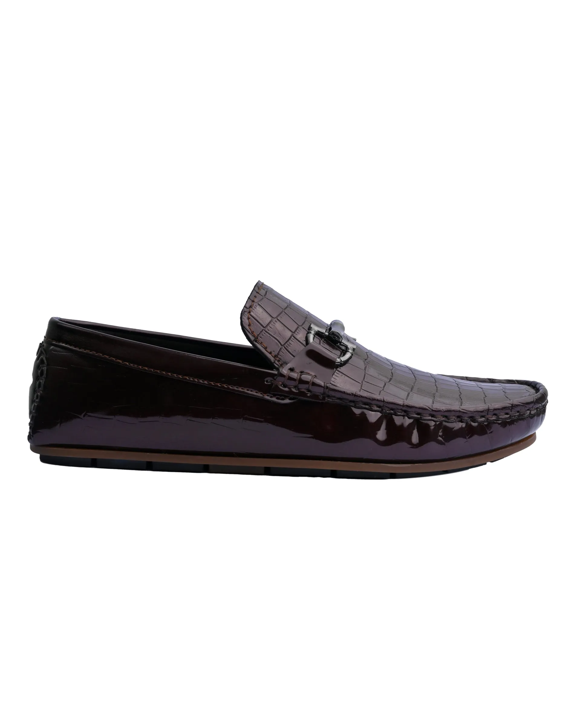 EX-8001-Maroon-Men Driving Moccasins