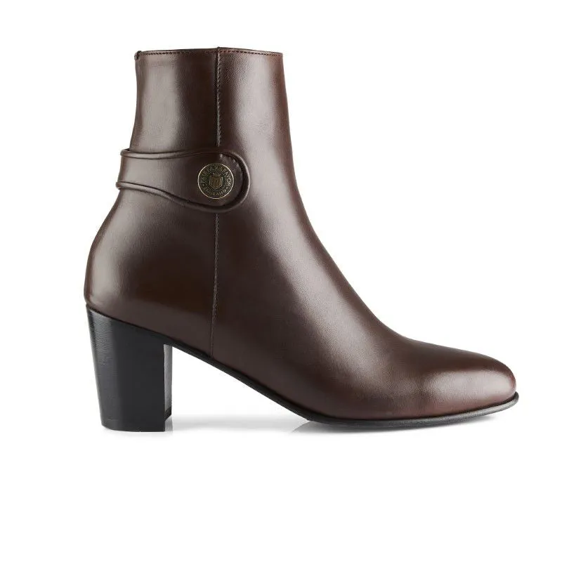 Fairfax & Favor Upton Ladies Ankle Boot - Mahogany