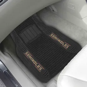 Fanmats Florida State Seminoles 2 Piece Deluxe Car Mat Set