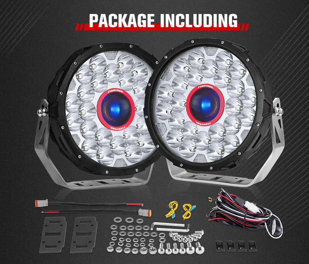 Fieryred 9inch LED Driving Light 1Lux@2,046m (pair) IP68 19,720 (pair)