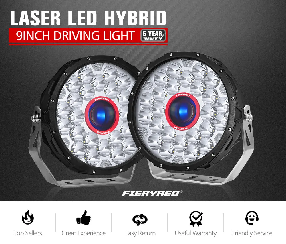 Fieryred 9inch LED Driving Light 1Lux@2,046m (pair) IP68 19,720 (pair)