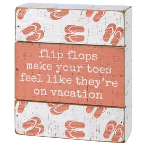 Flip Flop Slat Sign