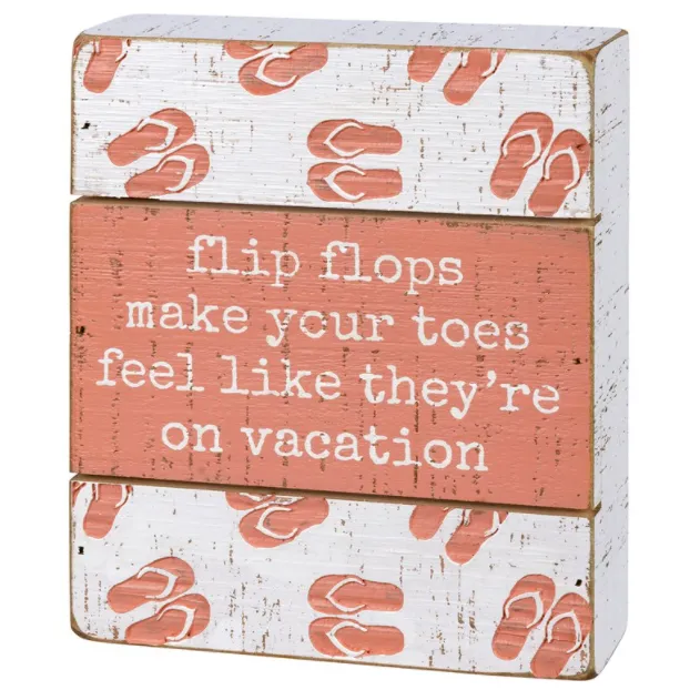 Flip Flop Slat Sign